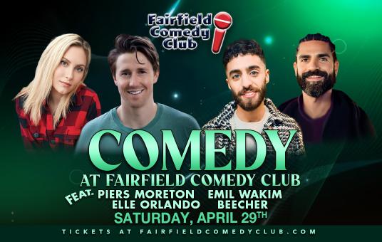 The Fairfield Comedy Club ft. Elle Orlando, Piers Moreton, Emil Wakim and Beecher