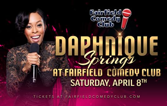 Daphnique Springs at Fairfield Comedy Club