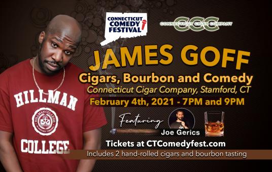 Cigars, Bourbon and Comedy with James Goff