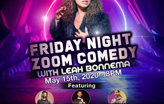 Friday Night Zoom Comedy with Leah Bonnema