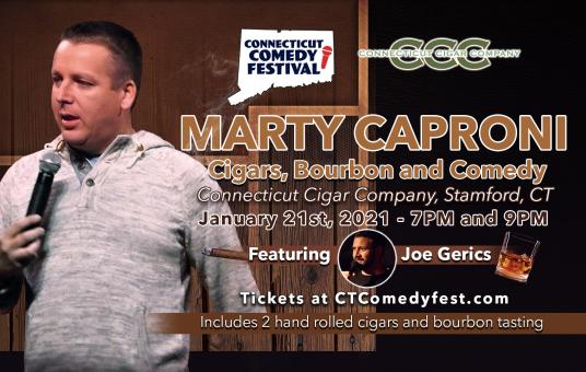 Cigars, Bourbon and Comedy with Marty Caproni